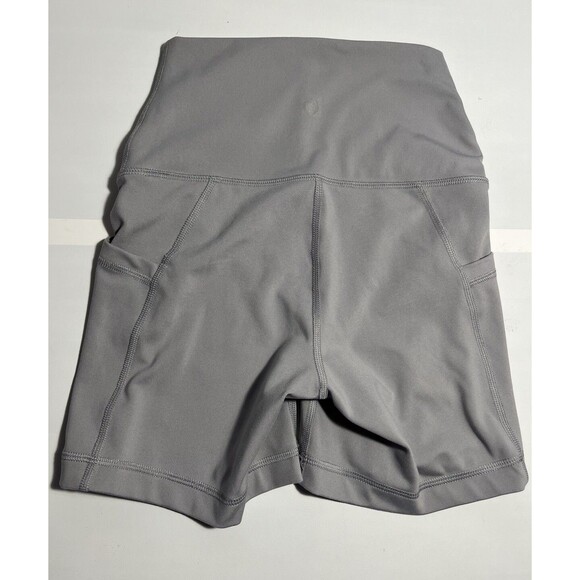 Yogalicious Lux Activewear Shorts Women’s Gray Size XS Yoga Bike 5” - Picture 2 of 5